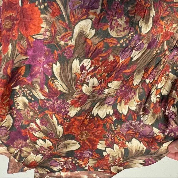 REVOLVE Tell Your Friends Floral Kimono Robe  Size S Boho Sheer Tie Waist - Picture 13 of 14